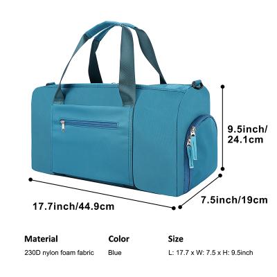 China Fashion Sports Gym Bag with Pocket and Shoe Compartment Travel Duffel Bag for Men and Women Lightweight for sale