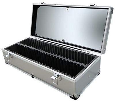 China Aluminum Aluminum Storage Box for 50 Universal Certified Slab Coins for sale