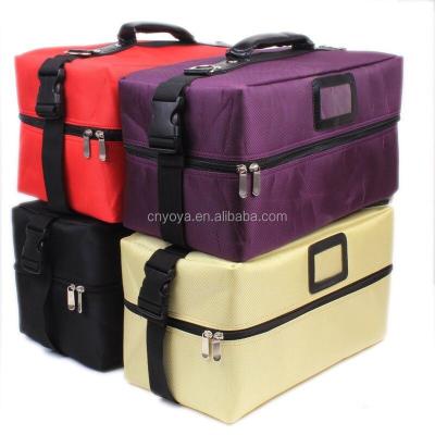 China Pro Aluminum Soft Sided Makeup Train Bag for sale