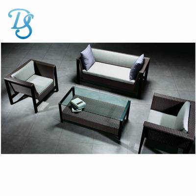 China Patio\Garden\Outdoor Luxury High End Custom Made Hotel Simplicity Rattan Sofa Set for sale