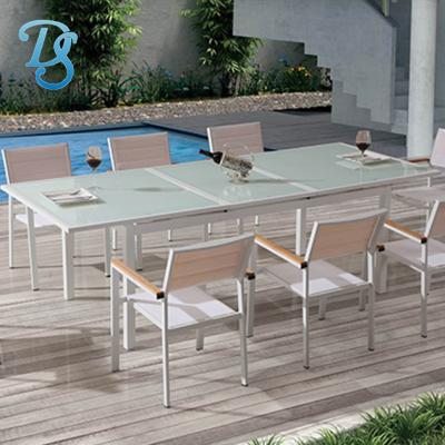 China Patio\garden\outdoor expandable dining set\simple fashion hotel for sale