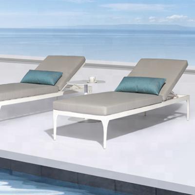 China Contemporary Outdoor Sun Furniture Beach Lounger Sofa Pool Outdoor Deck Lounge Set Garden Lounge Chairs for sale