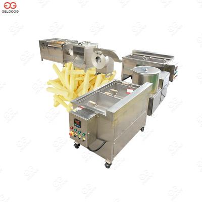 China Commercial Semi-automatic Vegetable Processing Plant Gelgoog French Fries Solution Processing Line for sale