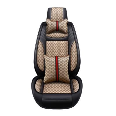 China Seat Covers Drop Ship Luxury Chic Universal Car Seat Cover Full Set for sale