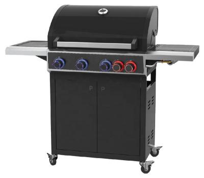 China Easily assembled 4+1 burner gas grill for sale