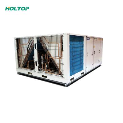 China Hotels Heat Recovery Exchange Ventilator Air Handling Equipment Air Handling Unit With Rain Roof for sale