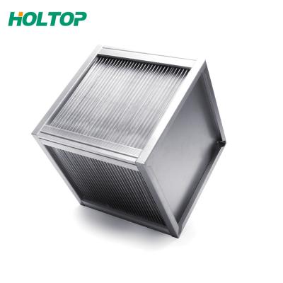 China Air To Air Heat Recovery Units HVAC Recuperator Plate Heat Exchanger Core Aluminum for sale