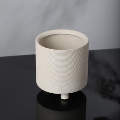 China Modern customized logo unglaze wedding decoration decor indoor outdoor garden supplies plant ceramic pots for sale