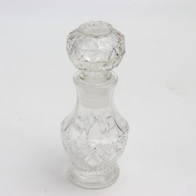 China 2oz 60ml cosmetic glass jar/mini beverage storage with lid glass use for whiskey liquor alcohol PERFUME for sale