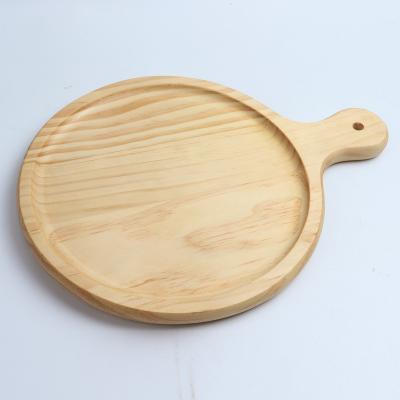 China CLASSIC factory wholesale wooden round tray for kitchen use vegetable meat fruit pizza bread for sale