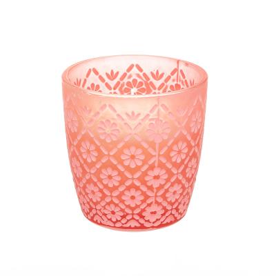 China Modern High Quality Glass Cylinder Candle Holders 8cm Vases For Pillar Cylinder Glass Candle Holder for sale