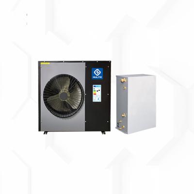 China Hotel Nulite DC air to water inverter split heat pump 10kw intelligent wifi controller heat pump for sale