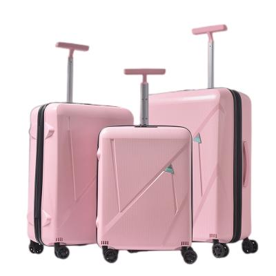 China 2022 School\Hard Shell Trolley Bottom Luggage Travel OEM/ODM PP Luggage Sets Honeymoon Travel\etc. sets carry-ons travel suitcase for sale