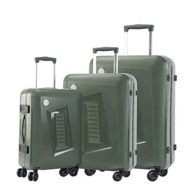 China OEM/ODM PP Luggage Sets Travel Hard Strong Traveling Luggage Sets 3 Piece Filter Frames On Sale With TSA Combination Lock for sale