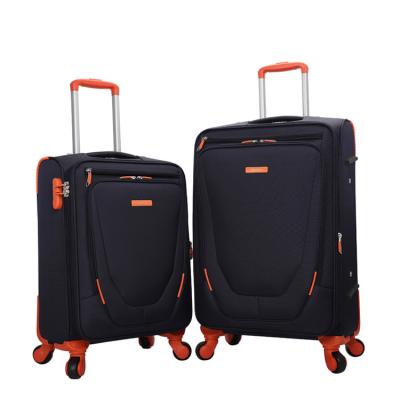 China 2022 oxford honeymoon TAS koper travel OEM/ODM polyester 20/24/28 soft custom design travel luggage set cheap price suitcases for sale