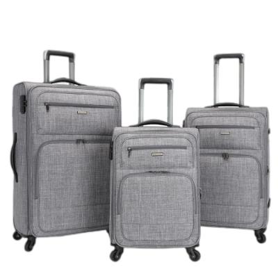 China School\long distance travel\etc. maletas de viaje set lagevrio OEM/ODM oxford fabric factory custom wholesale 3pc travel trolley cases luggage sets for sale