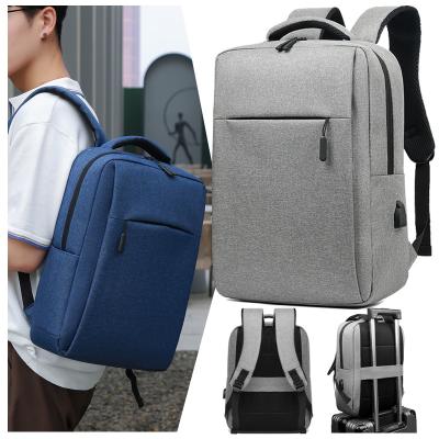 China With USB Bag One Back Pour Computers Laptops Pour Man Cheap Custom Logo USB Laptop Backpack Waterproof Bag OEM/ODM For Men for sale