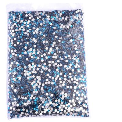 China Large Flatback Cell Phone Case Diamond Nail Art Jewelry Diy Glass Flatback Bag Glass Decoration ab Crystal For Evening Dress for sale