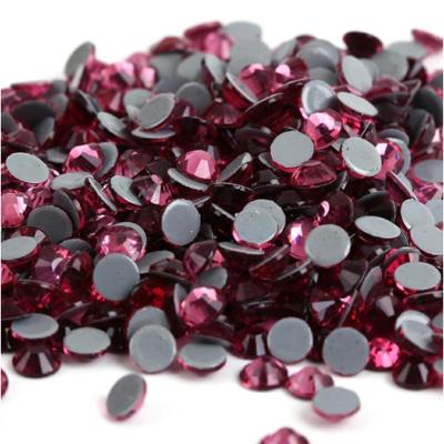 China Wholesale Hot Drill Flatback Crystal Glass Rhinestones For Clothing Fix Flatback Nail Art Drill Hats Decoration for sale