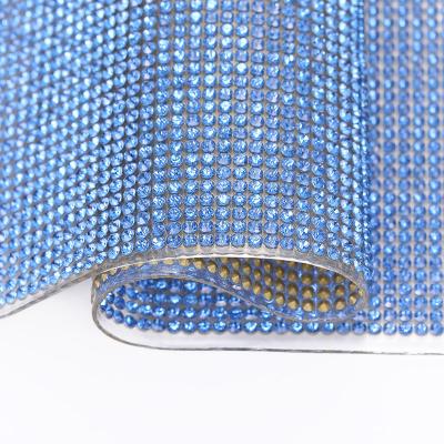 China Large Size Flatback Back Glue Rhinestone Drill 40*60cm Paste Hot Drill Cloth Melt Glue Luggage DIY Handmade Car Decoration for sale