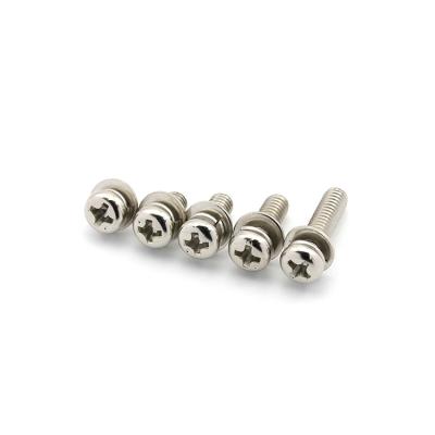 China Galvanized Cross Button Construction Head Screws With Joints Combination Screw for sale