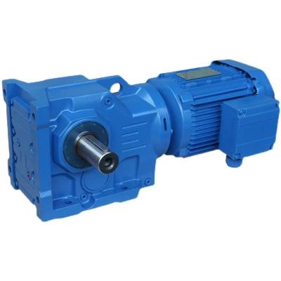 China Helical / Bevel / Miter R F K S Series Helical Worm Gear Shaft Parallel Reducer Speed ​​Reducers Motor Gearboxes for sale