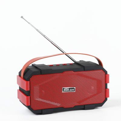 China No 2021 Solar Power Portable Radio Speaker Outdoor Support FM BT USB TF Card for sale