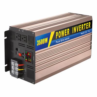 China Solar Power Inverter Inverters AC 220V 3500W Low Frequency Pure Sine Wave Inverter 44x20x15cm (LxWxH) for sale