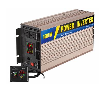 China Indoor and outdoor use with USB Output 1500W Solar Inverters and Converters 110V/220V Single Phase 27.8X17X10.5cm (LXWXH) for sale