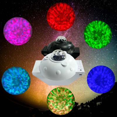 China 2021 Creative Led Starry Night Light BT Laser Speaker Night Light Projector Modern Uncelling Night Light for sale