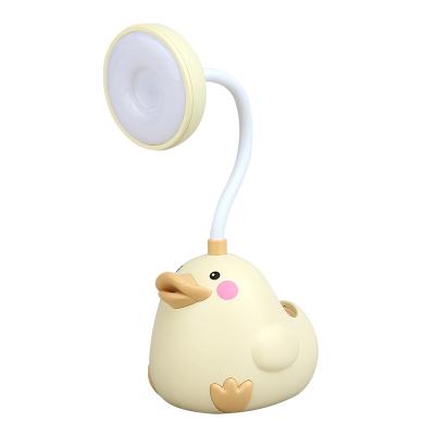 China 2021 Factory Price Modern Cute Duck LED Desk Lamp Pen Stand LED Night Light for sale