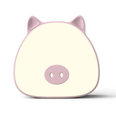 China Modern Creative Design 3d Pig Led Night Light Touch Switch Night Light Lamp for sale