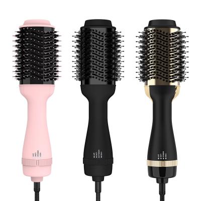 China Factory Price Manufacturer Ionic Supply Amazon Around Turn Volumizer Styler Air One Step Hair Brush Hot Blow Dryer for sale