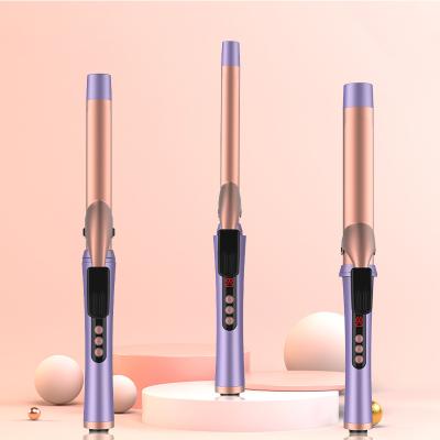 China Fast Heating Professional Interchangeable Ceramic Barrel Hair Curling Wands Iron PTC Electric Hair Waving Style Tools Hair Curlers for sale