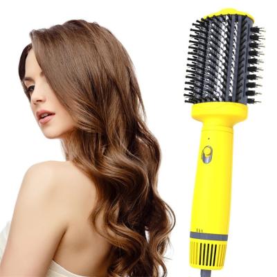 China 2021 New Model Double Fluffy Straightening Ionic Side Hair Brush Multifunctional Modeling Hair Care for sale