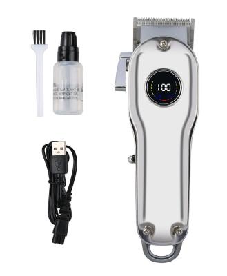 China New Ulelay Metal Water Proof Clippers Men Electric Hair Trimmer Rechargeable Professional Cutting Machine Electric Hair Clipper for sale