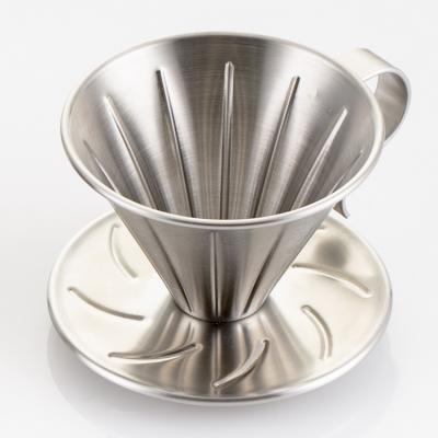 China Viable Reusable Stainless Steel Coffee Filter 1-2/2-4 Cups for sale