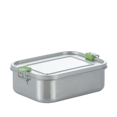 China Sustainable 1100ml Stainless Steel Food Storage Container Bento Lunch /Meal Boxes for sale