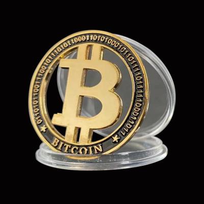 China Africa BTC Factory Price Wholesale USA Bitcoin Gold Coin Collectable Metal Antique for sale