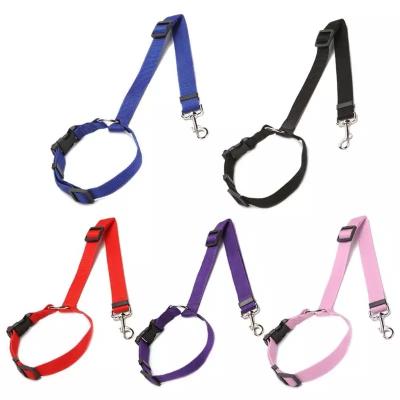 China Good Quality Custom Adjustable Pet Dog Car Seat Belt Pet Seat Belt Harness for sale