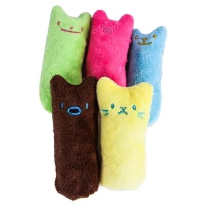 China Funny Interactive Cat Toy Pet Kitten Chewing Vocal Stuffed Toy Grinding Teeth Viable Catnip Toys for sale