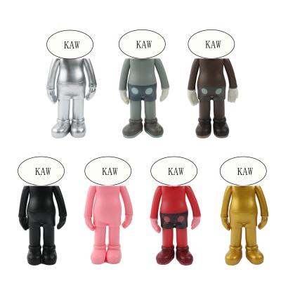 China Cartoon Toy Wholesale Price 20CM PVC Street Collection Model Gifts Solid Color Kaw Action Numbers Toys for sale