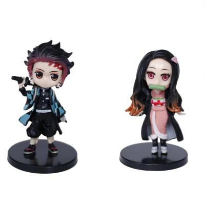 China Child Toy Figure from Toy Anime Demon Slayer Model Kamado Tanjirou Hashibira Inosuke Agatsuma Zenitsu cartoon for sale