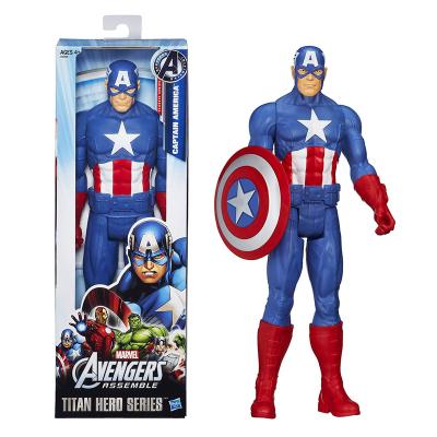 China Flash Toy Spider Man Doctor Strange USA Cartoon Captain PVC Action Number Toys for sale