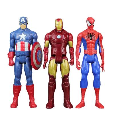 China Cartoon Toy 30cm Superhero Dolls IronMan Captain USA Thor Action Figure Toys Kids Gift for sale