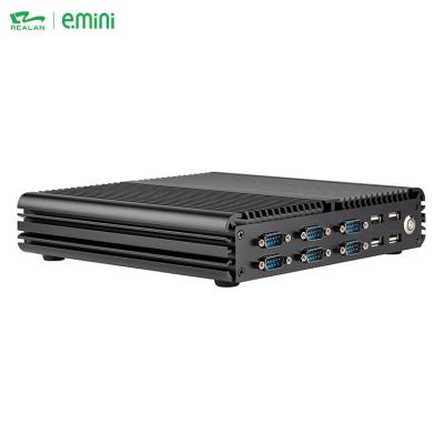 China 6200U Dual Core Fanless Hardware Industrial Rugged Mini Portable Embedded PC for sale