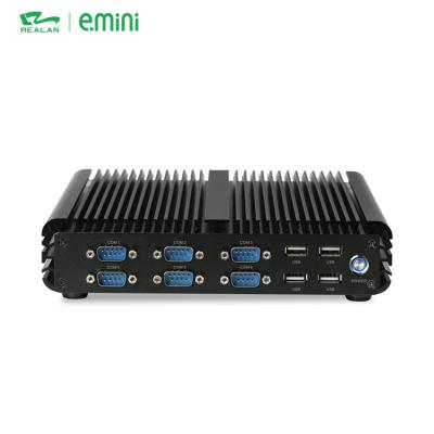 China Intel Barebone Mini Industrial Energy Saving Fanless Industrial PC For Industrial for sale