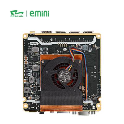 China Industrial Desktop Micro NUC Desktop Motherboard With Onboard CPU VGA USB COM Ports for sale