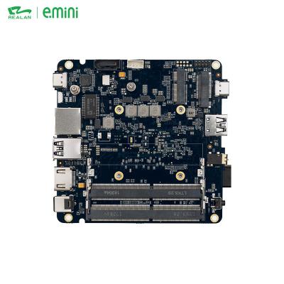 China Win 10th Gen Core IceLake CometLake Desktop Linux Desktop Win Embedded NUC Motherboard With Integrated CPU for sale