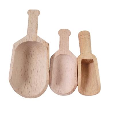 China Viable Wholesale High Quality Household Quality Spoon Set Salon Measuring Wooden Tea Spoon for sale